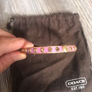 Coach bracelet gold /pink Womens Jewlery